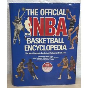 The Official NBA Basketball Encyclopedia 1989 Hardcover Book Miami Heat